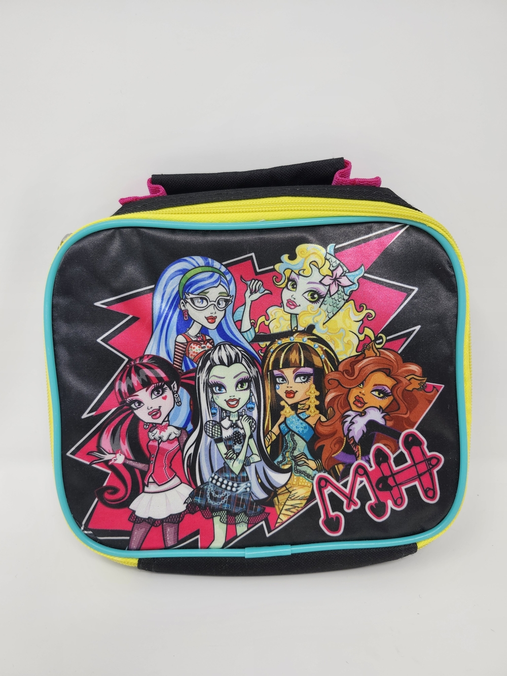 Monster High Character Lunchbox - Black with Neon Trim